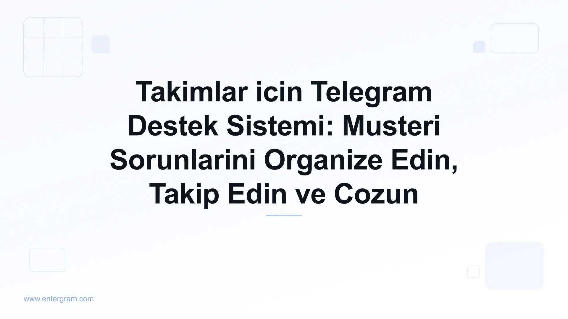 Card image for Takimlar icin Telegram Destek Sistemi