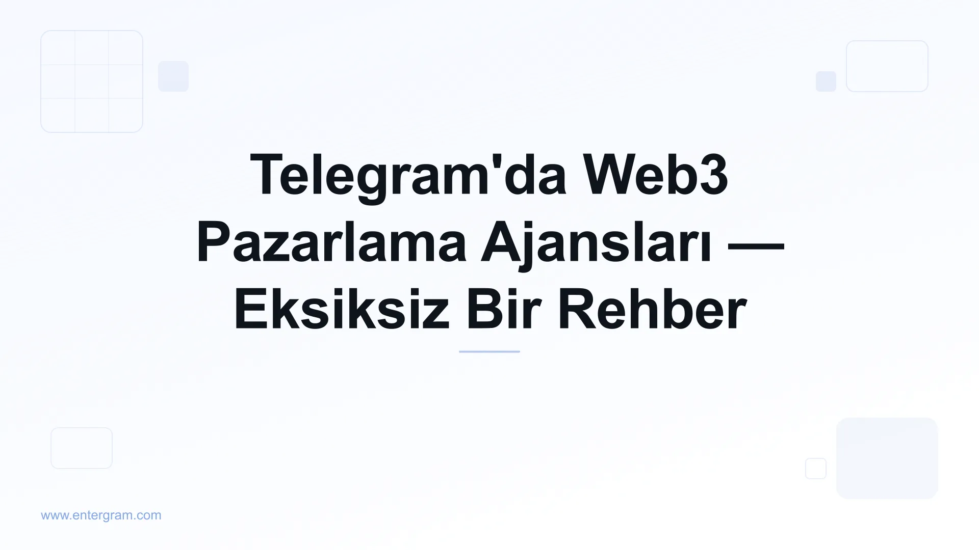 Card image for Web3 Pazarlama Ajansları için Telegram CRM: Grup Sahipliği, Ekip İşbirliği ve Müşteri Raporlandırmasını Çözün