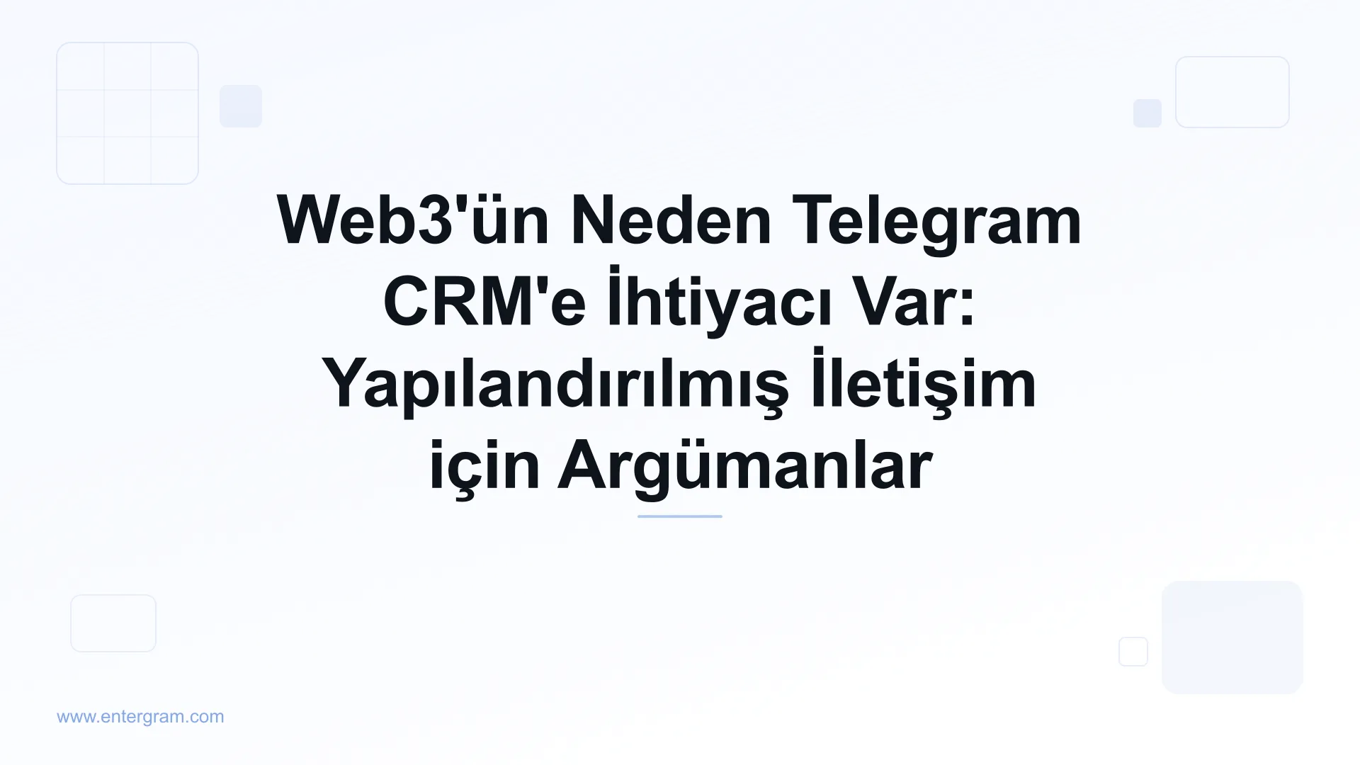 Card image for Web3'ün Neden Telegram CRM'e İhtiyacı Var: Yapılandırılmış İletişim için Argümanlar