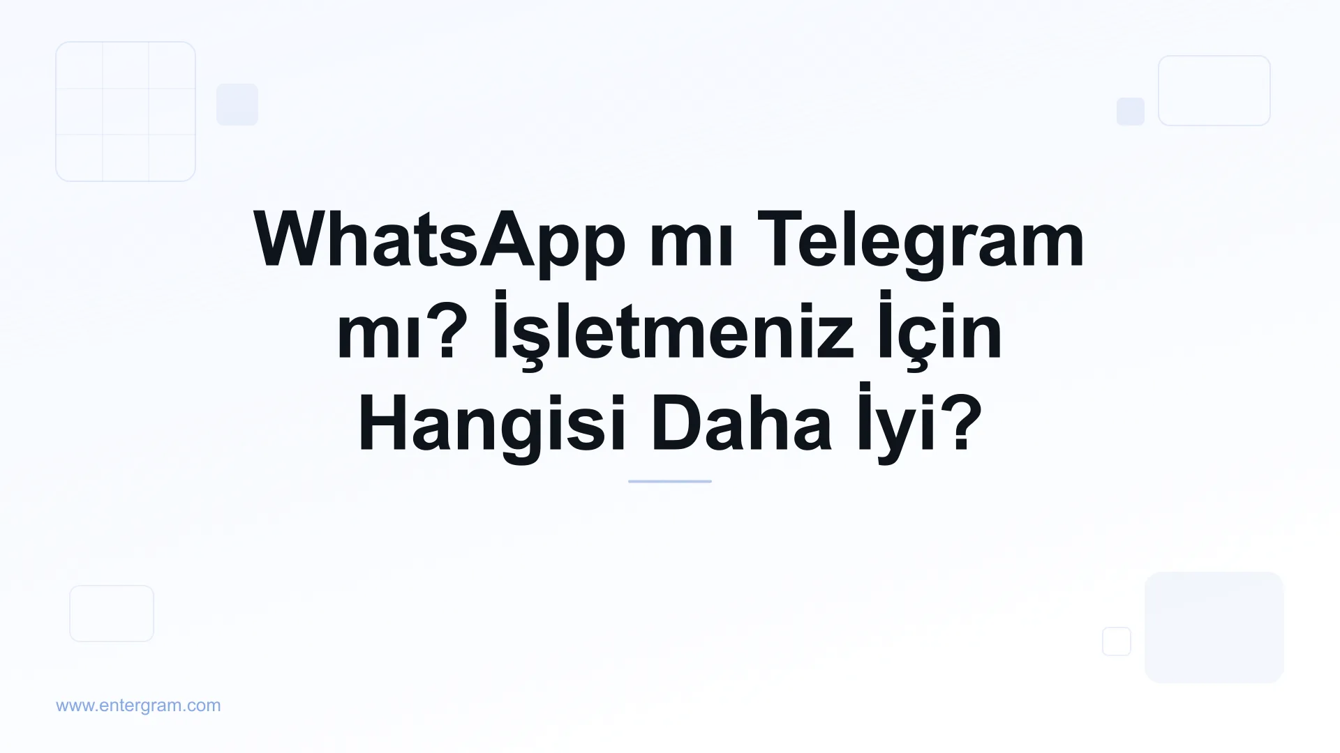 İşletmeler için WhatsApp ile Telegram karşılaştırması