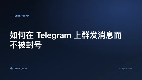安全地在 Telegram 上群发消息
