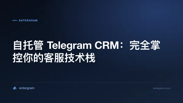 自托管 Telegram CRM 部署指南配图