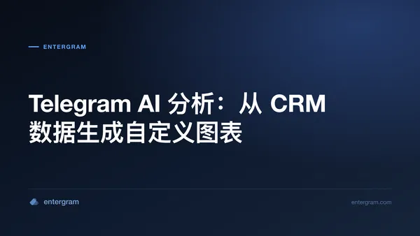 AI 驱动的分析仪表板从 Telegram CRM 数据生成自定义图表