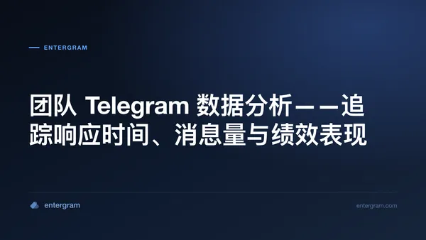 团队 Telegram 分析仪表板