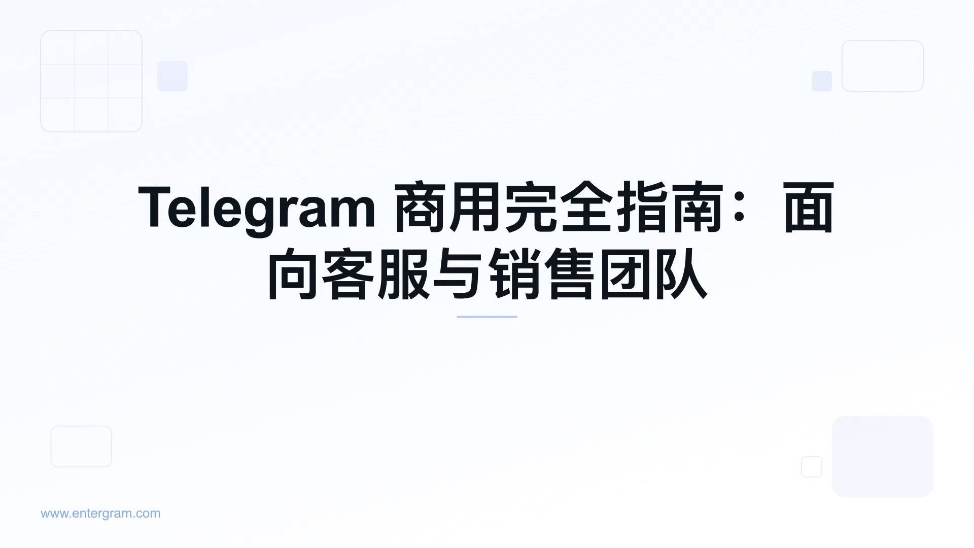 《Telegram 商用：团队完全指南》配图
