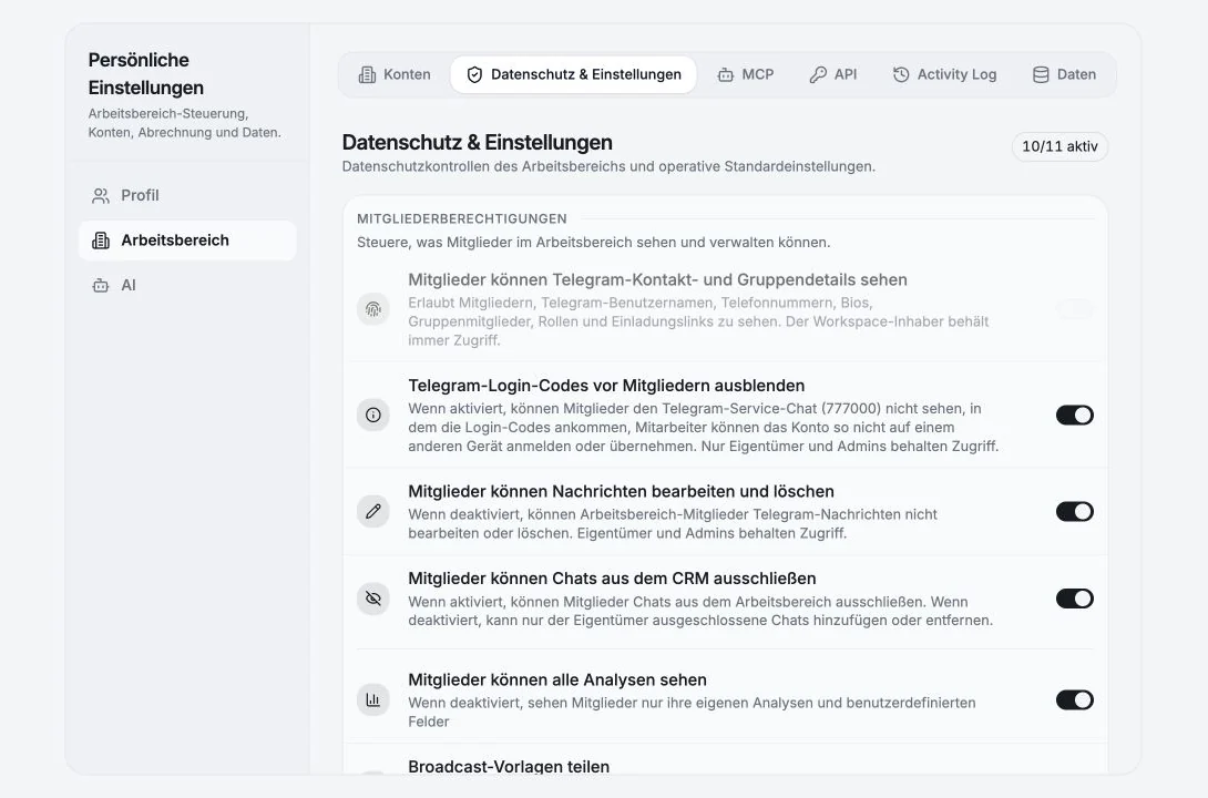 Kontosicherheit, Schutz und Datenschutz durch Design