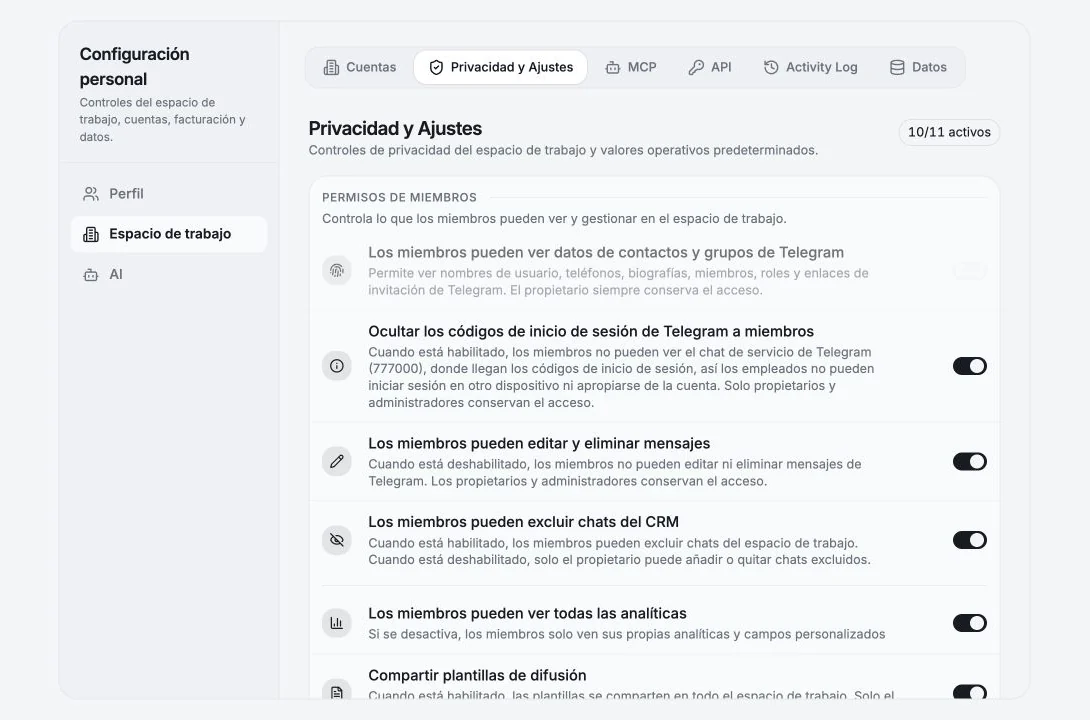 Seguridad de la cuenta, protección y privacidad desde el diseño