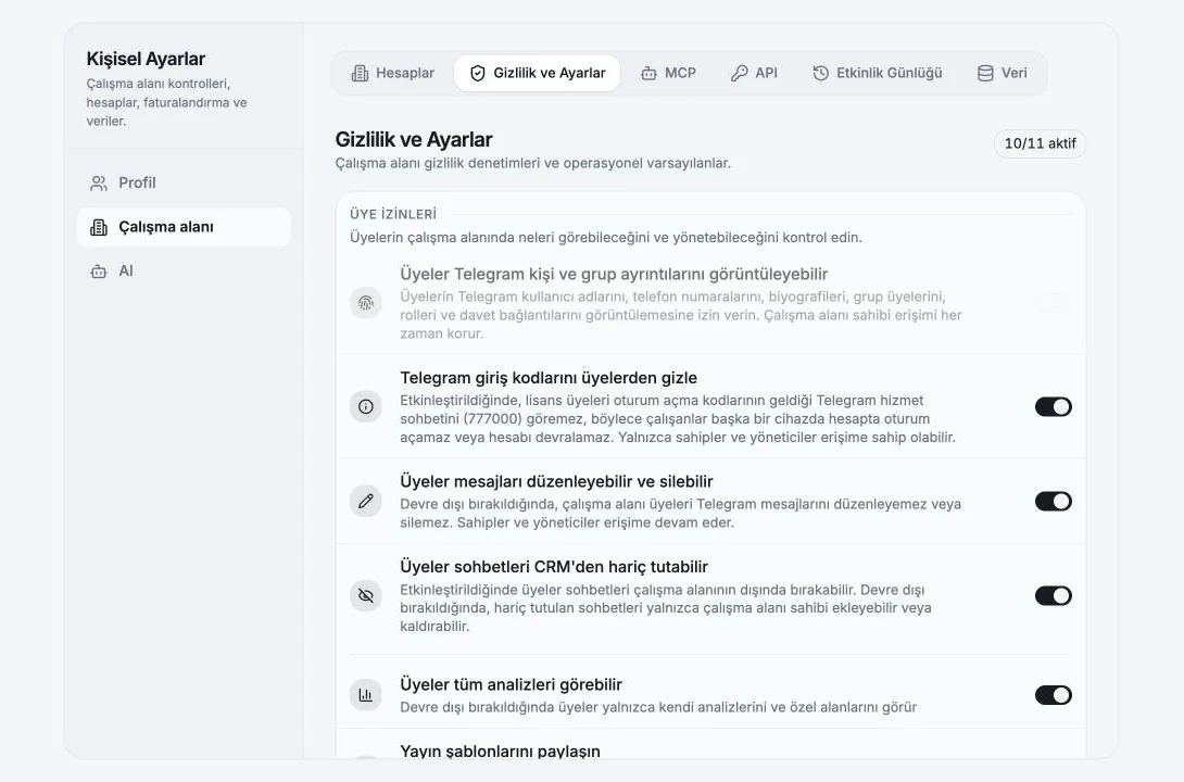 Tasarım gereği hesap güvenliği, güvenlik ve gizlilik