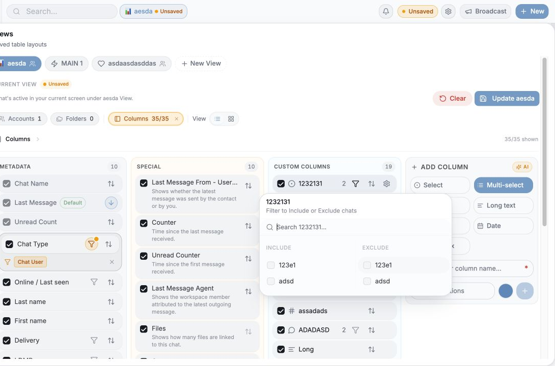 Make the inbox behave like a CRM