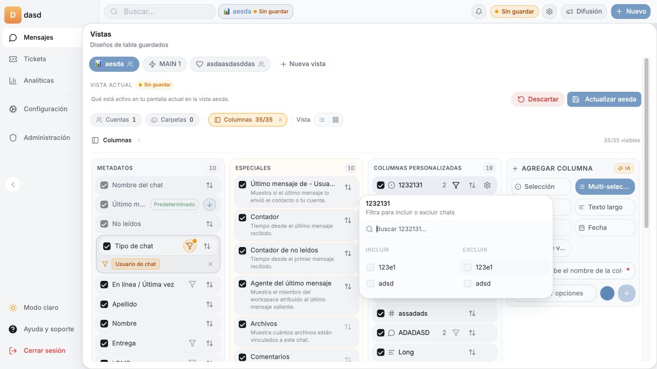 Make la bandeja de entrada se comporta como un CRM