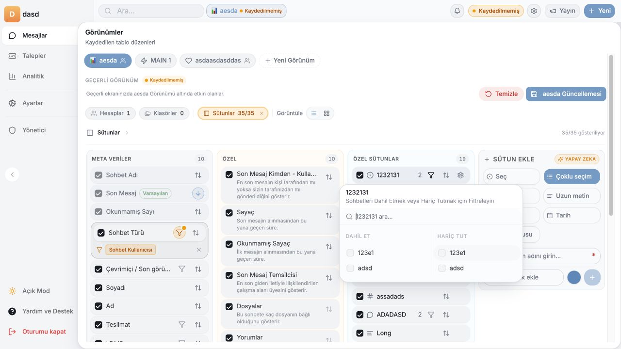 Make gelen kutusu CRM gibi davranıyor
